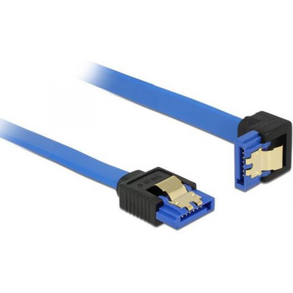 DeLock 85089 SATA Anya - anya 90° lefelé kábel 0,2 m