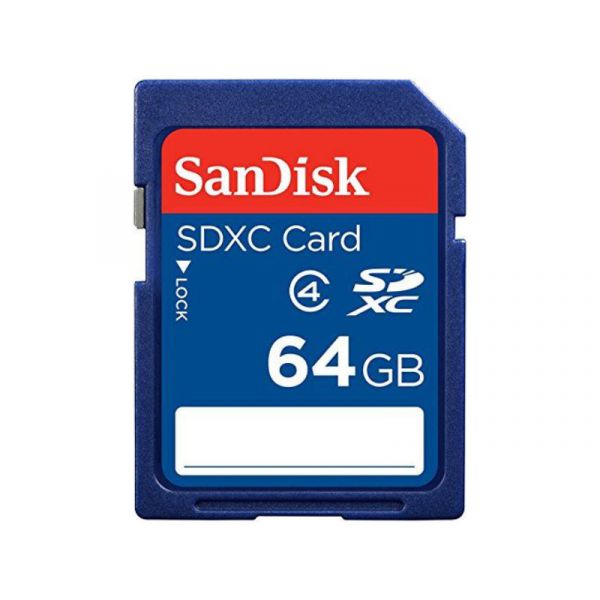 Sandisk CL4 64 GB SDXC Memóriakártya (SDSDB-064G-B35)