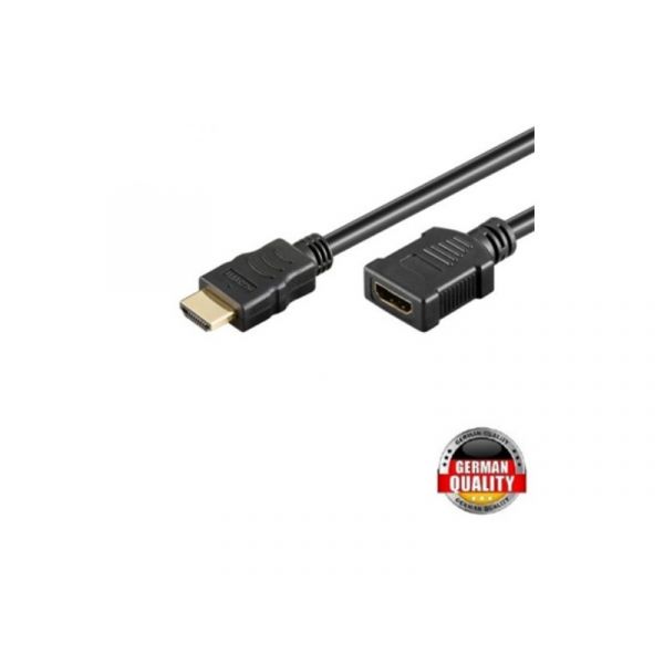 MEDIUM Prémium HDMI hosszabító kábel 1m (31935) Fekete