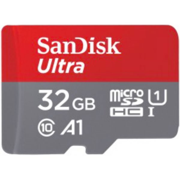 Sandisk MicroSD Ultra 32GB Memóriakártya 120MB/s A1 Class10 UHS-I