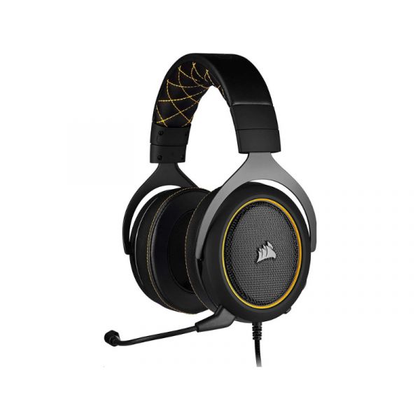 Corsair HS60 Pro 7.1 Surround Gaming Mikrofonos Fejhallgató (CA-9011214-EU) Sárga