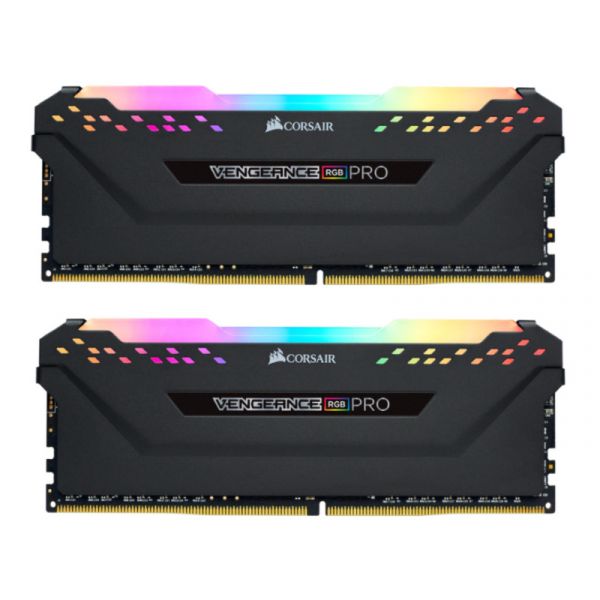 Corsair Vengeance RGB Pro DDR4 4000MHz, 32GB (2 x 16GB) memória (CMW32GX4M2Z4000C18) Fekete