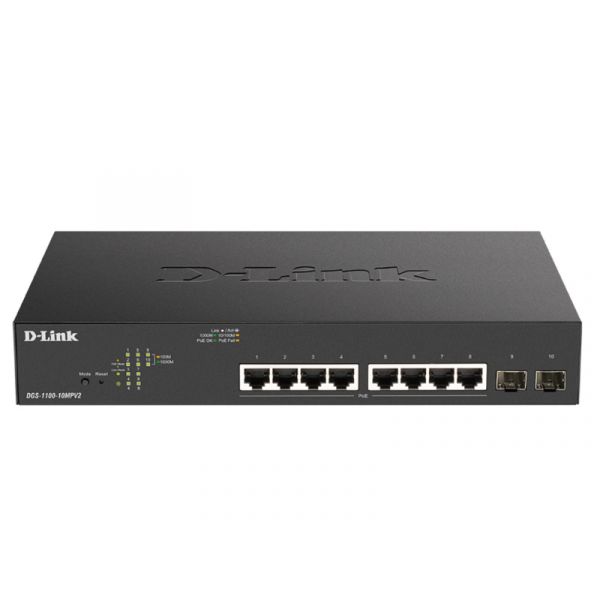 D-LINK DGS-1100 Gigabit Smart Managed Switch (DGS-1100-10MPV2)