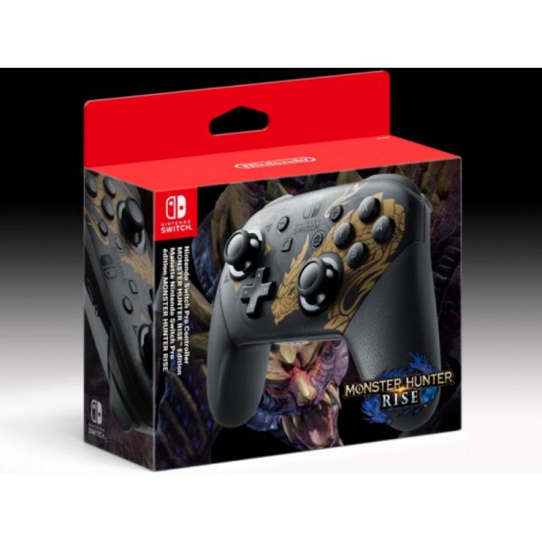 Nintendo Switch Pro Kontroller Monster Hunter Rise Edition