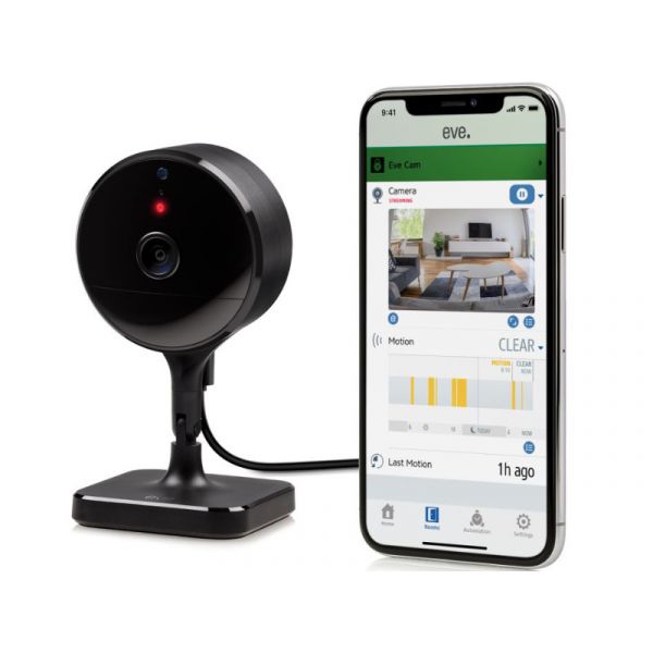 Elgato EVE Cam Wi-Fi IP Kamera (10EBK8701) Fekete