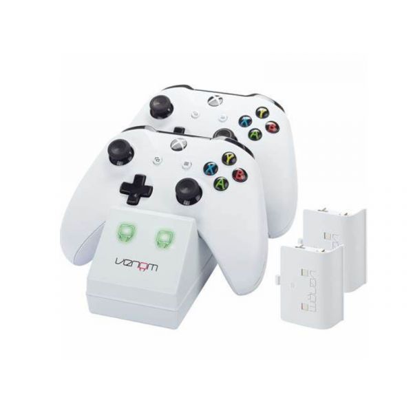 Venom VS2859 Xbox One fehér töltőállomás + 2 db akkumulátor