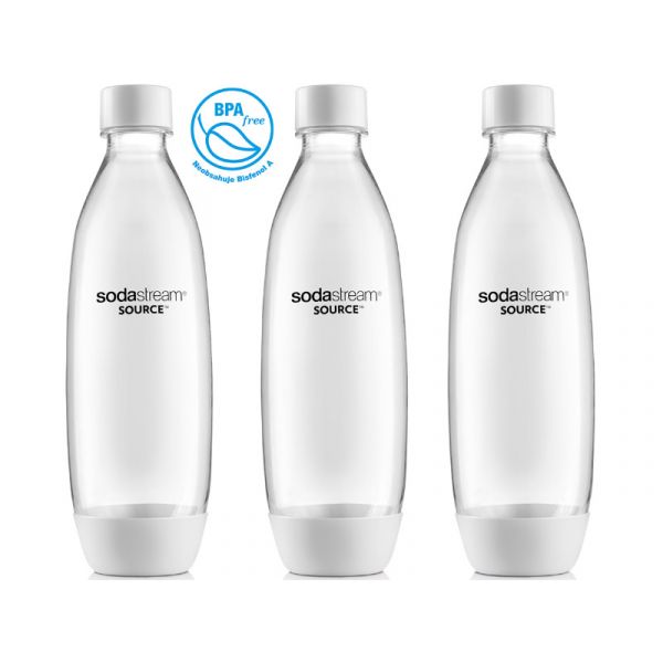 SodaStream Fuse Triopack palack 3x 1l, fehér (42001086)