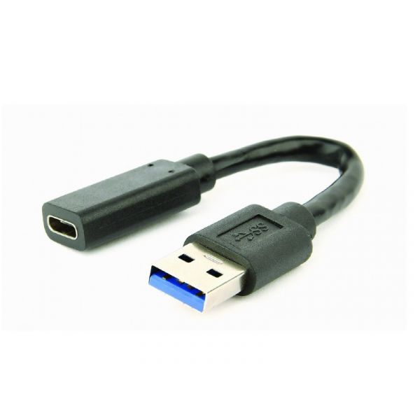 Gembird USB 3.1 - Type-C adapter 10cm (A-USB3-AMCF-01) fekete