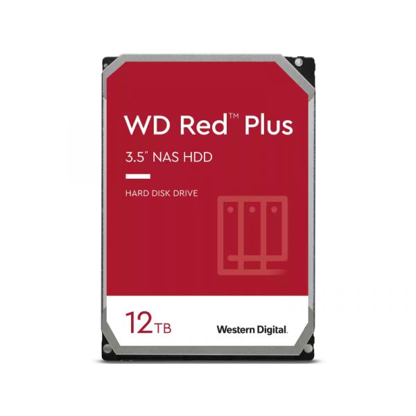 Western Digital 12TB SATA3 3.5" NAS HDD Caviar Red Plus