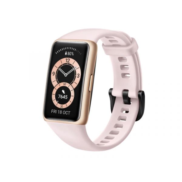 HUAWEI Band 6 okoskarkötő (55026638) Sakura Pink