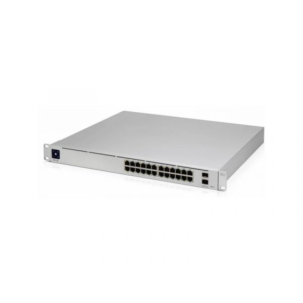 UBiQUiTi UniFi 24x1000Mbps + 2x1000Mbps SFP, Menedzselhető, Rackes Switch (USW-24)