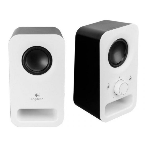 LOGITECH Hangszóró 2.0 - Z150 6W Adapteres, Fehér (980-000815)