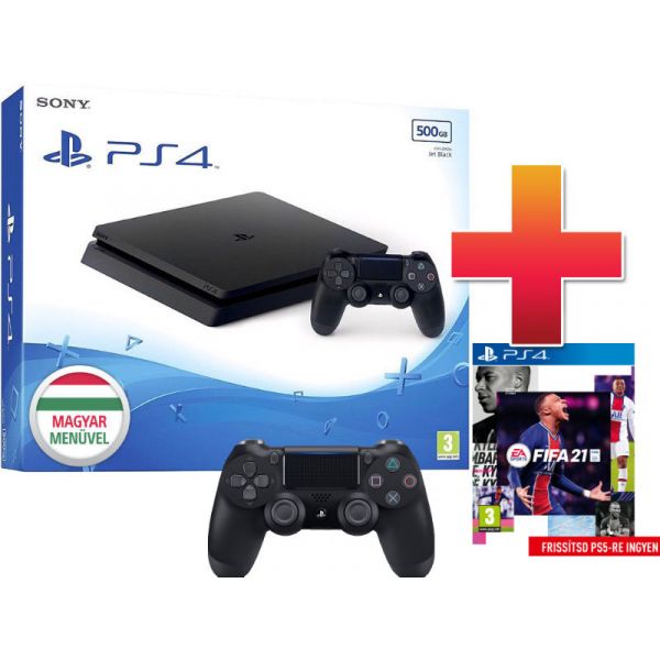 PS4 Slim 500 GB + Fifa 21 + 1 PS4 Kontroller (PS719407775)