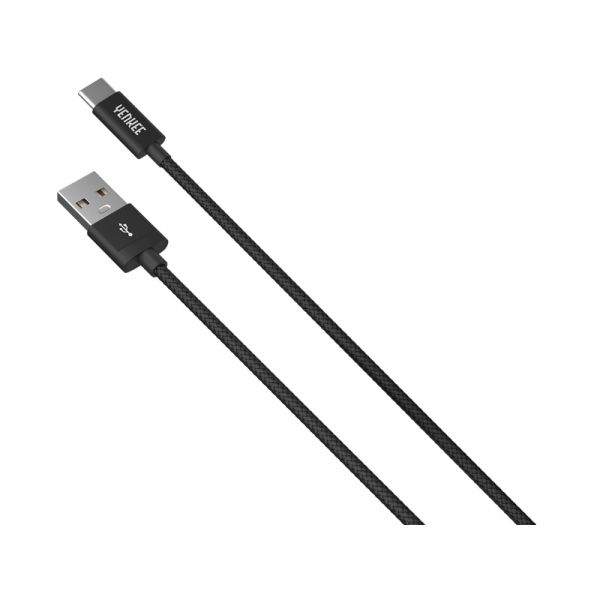 Yenkee YCU 302 BK Adat- és töltő USB-C Kábel 2m (45013682)