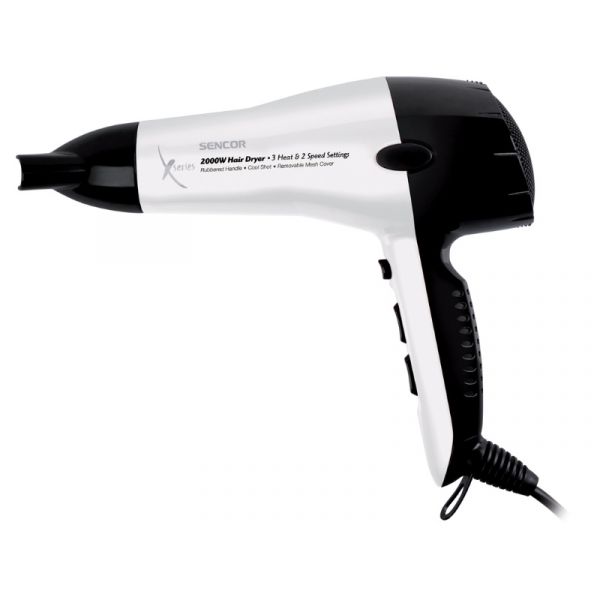 Sencor SHD 6600W hajszárító, fehér-fekete