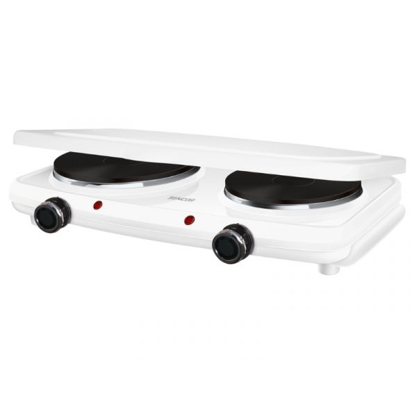 Sencor SCP 2271WH-EUE4 elektromos főzőlap, dupla, fehér