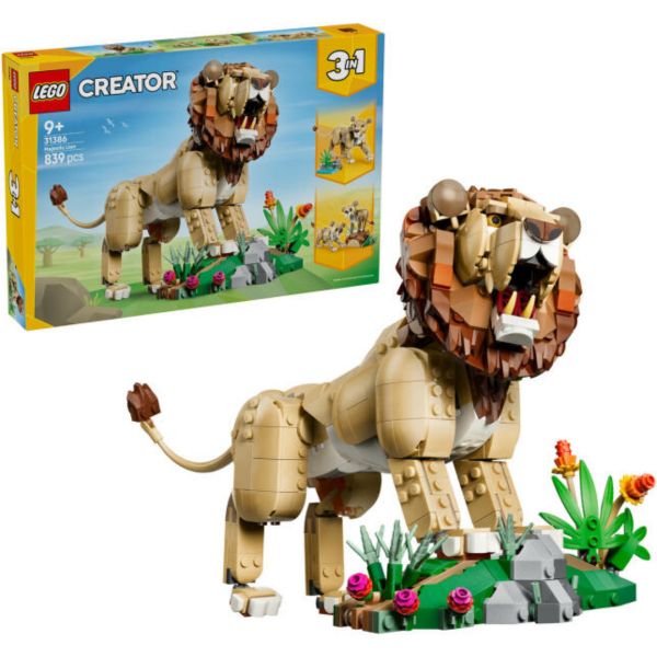 LEGO Creator Vadállatok: Fenséges oroszlán (31386)