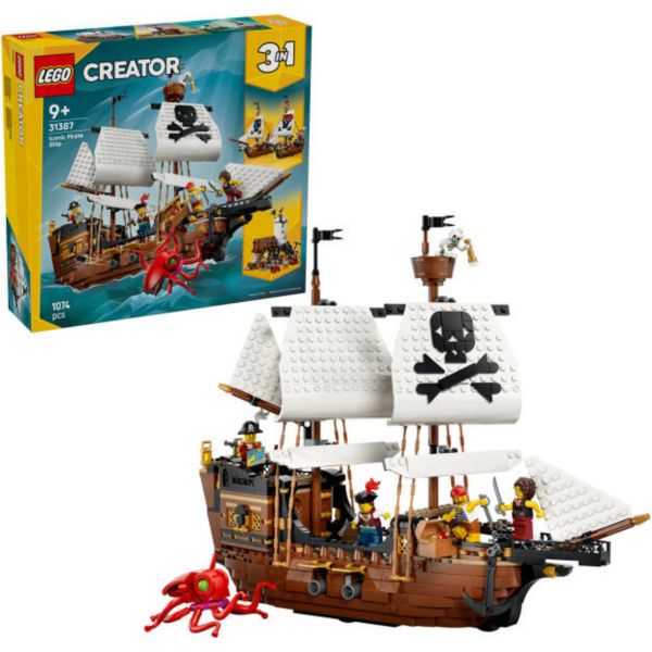 LEGO Creator Ikonikus kalózhajó (31387)