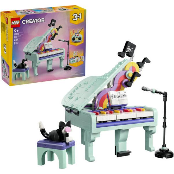 LEGO Creator Zenés dekoráció cicával (31392)