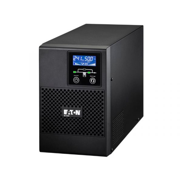 EATON UPS, 9E1000i, 1000VA, 800W, C14, 4xC13, Online, szünetmentes, torony (9E1000I)