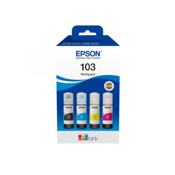 Epson 103 EcoTank 4-colour Multipack tintatartály csomag (C13T00S64A)