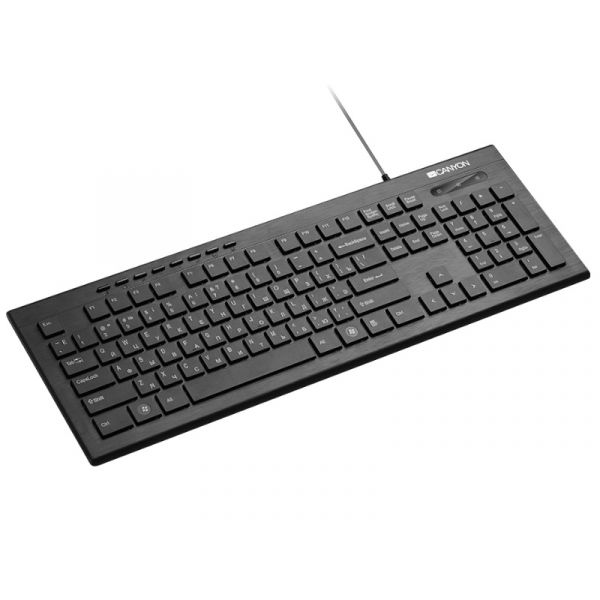 Canyon HKB-2 ultra vékony billentyűzet (CNS-HKB2-HU) fekete