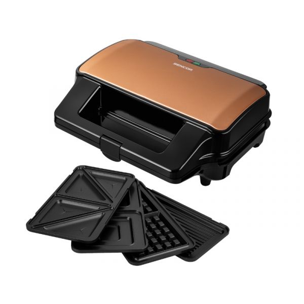 Sencor SSM 9976GD 4in1 szendvicssütő (41013387) arany