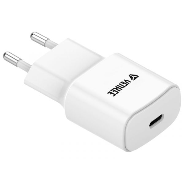 Yenkee YAC 2033WH Hálózati USB-C Töltő 20W (30018743)