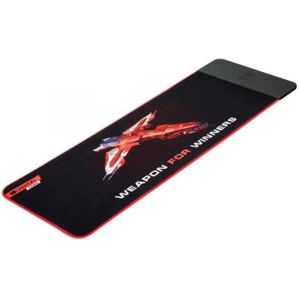 CANYON Egérpad + Vezeték Nélküli Töltő, Gaming, 5W, RGB világítás, 900x300mm, fekete (CND-CMPW7)