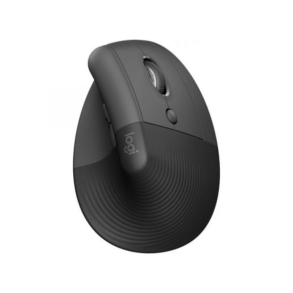 LOGITECH Lift függőleges ergonómikus vezeték nélküli egér (910-006473) grafitszürke