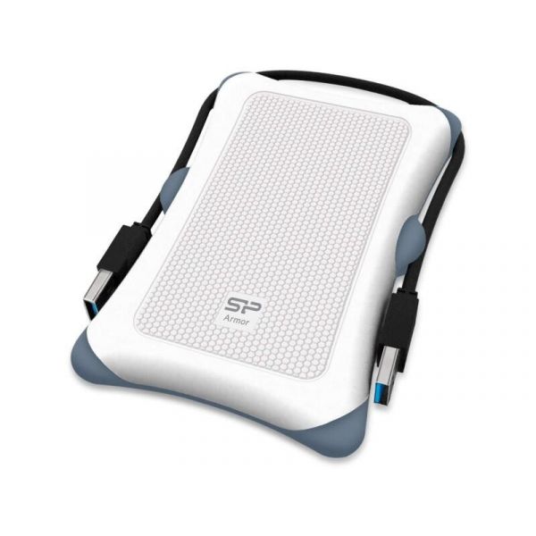 Silicon Power Armor A30 2.5 1TB USB 3.0 külső HDD (SP010TBPHDA30S3W) Fehér