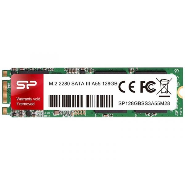 Silicon Power A55 128GB M.2 SATA SSD (SP128GBSS3A55M28)