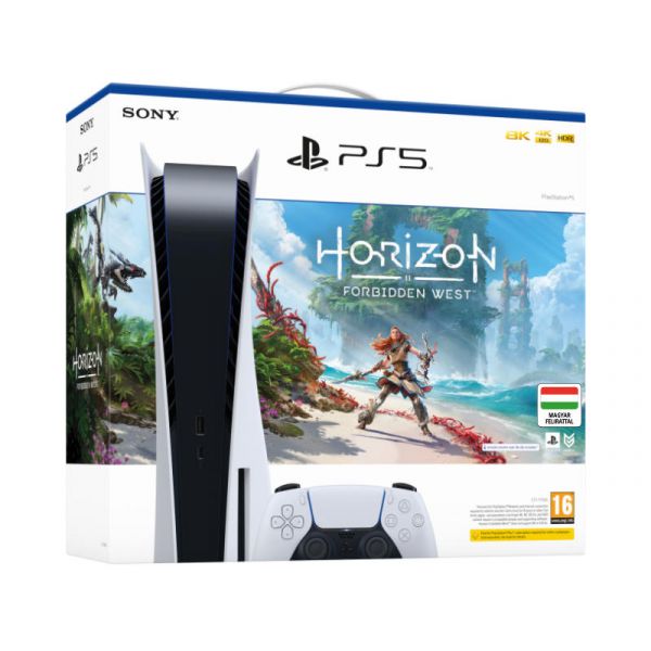 PS5 825GB Konzol + Horizon: Forbidden West Csomag