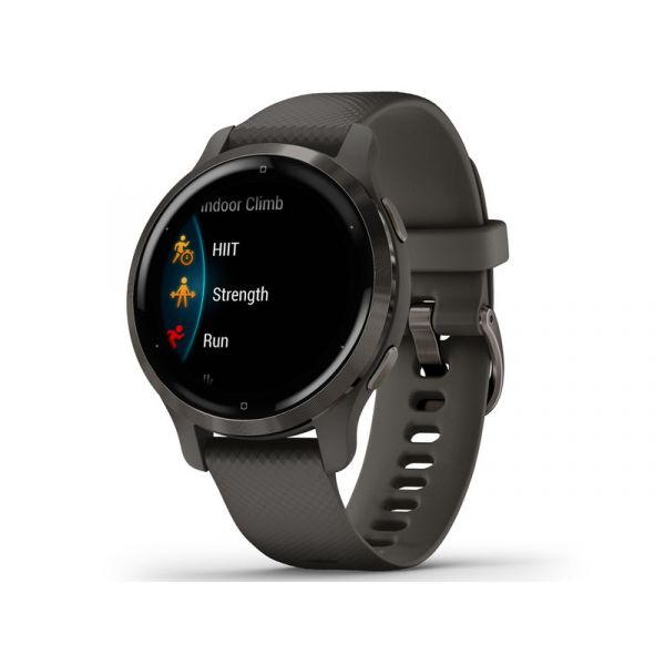 GARMIN Venu 2S okosóra (010-02429-10) sötétszürke, szürke kerettel