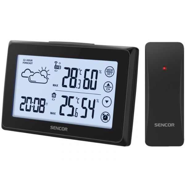 Sencor SWS 2850 időjárás állomás (35053955) Fekete