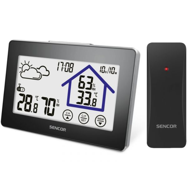 Sencor SWS 2999 időjárás állomás (35053956) Fekete