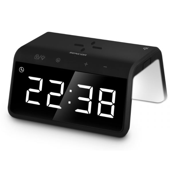 Sencor SDC 7900 Qi ébresztőóra töltővel (35054552) fekete