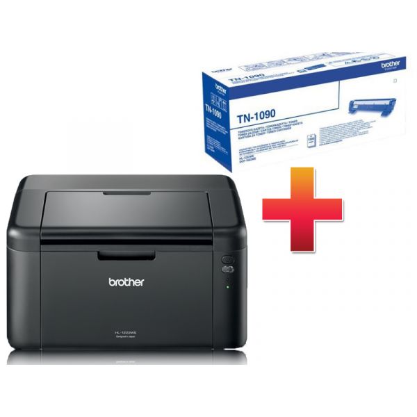 Brother HL-1222WE Mono Lézernyomtató (HL1222WEYJ1) + TN1090 Bundle