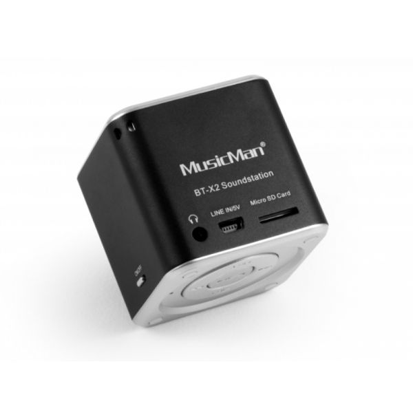 Technaxx Mini MusicMan hordozható hangszóró (TX0047) fekete
