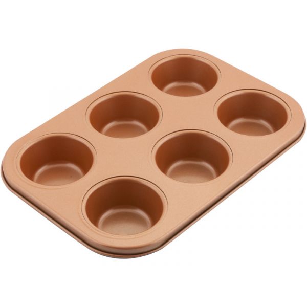 Lamart LT3091 Copper 6 részes muffin sütőforma (42003842)