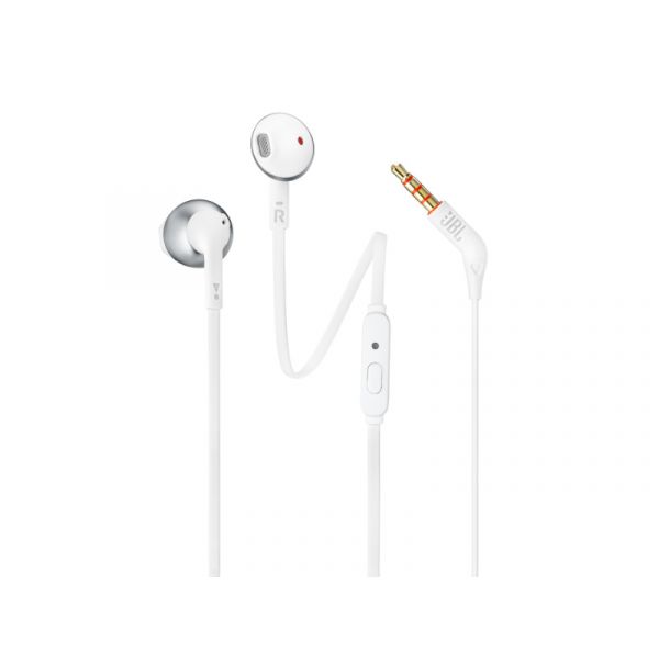 JBL Tune 205 vezetékes headset (JBLT205CRM) Fehér/Króm