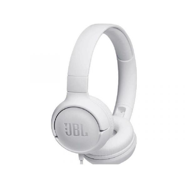 JBL Tune 500 Wired on-ear headphones, Fehér (JBLT500WHT)