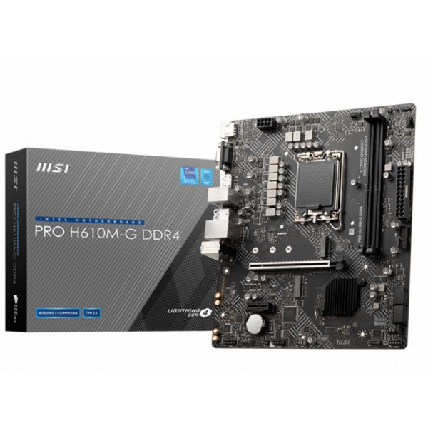 MSI PRO H610M-G DDR4 alaplap