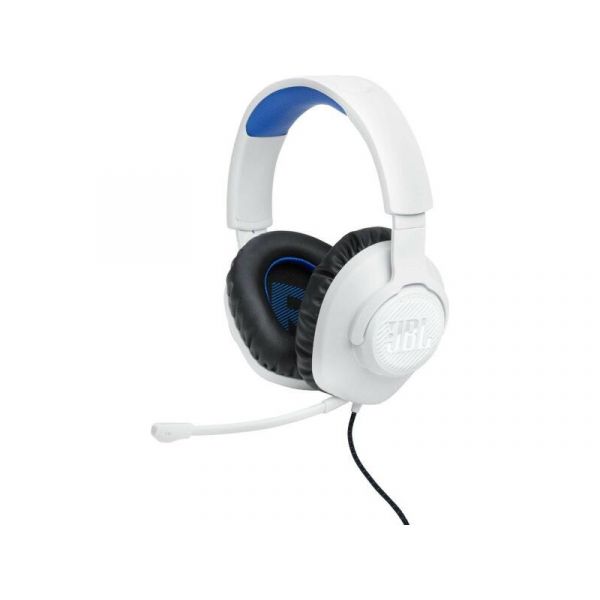 JBL Quantum 100P Console fejhallgató (JBLQ100PWHTBLU) Fehér/Kék