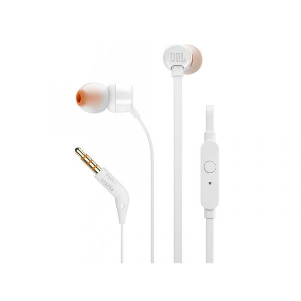 JBL Tune 110 In-Ear Headphones (T110WHT) Fehér
