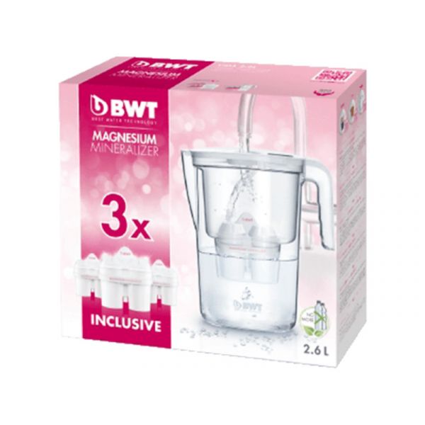 BWT 815485 vízszűrő kancsó 2,6 liter 3 szűrőbetéttel