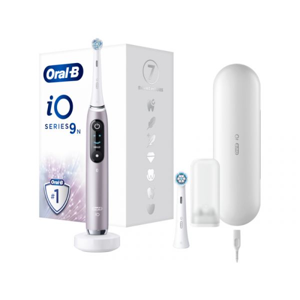 Oral-B iO9 elektromos fogkefe (10PO010426) rózsakvartz