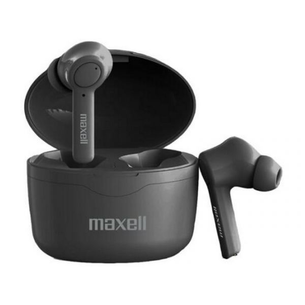 MAXELL Bass13 SYNC UP TWS vezeték nélküli fülhallgató mikrofonnal, fekete (304489.00.CN)