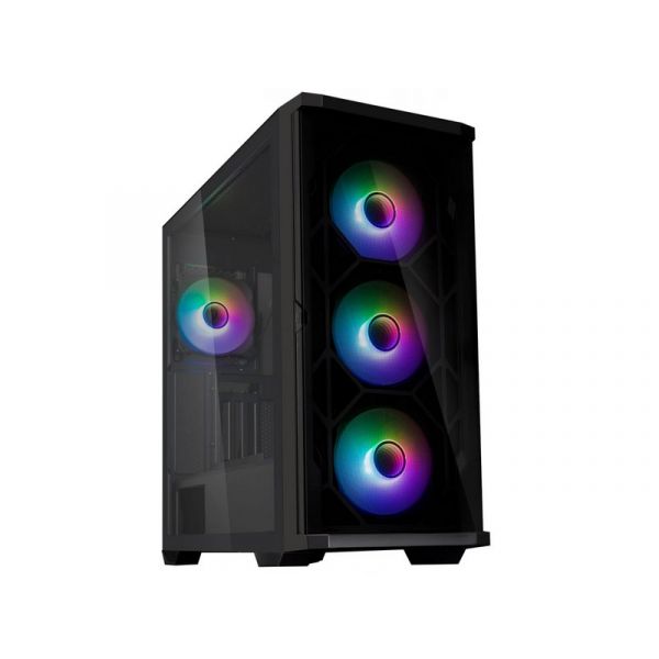 ZALMAN Z10 DUO RGB Tápegység nélküli Midi ATX PC ház, Fekete