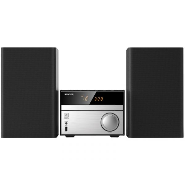 Sencor SMC 4300BR Bluetooth Micro Hifi rendszer (35049028) Ezüst-fekete